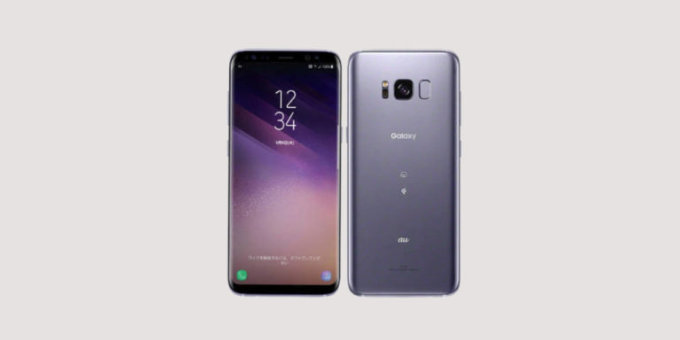 GalaxyS8 au SCV36 ブラック SIMロック解除済の+